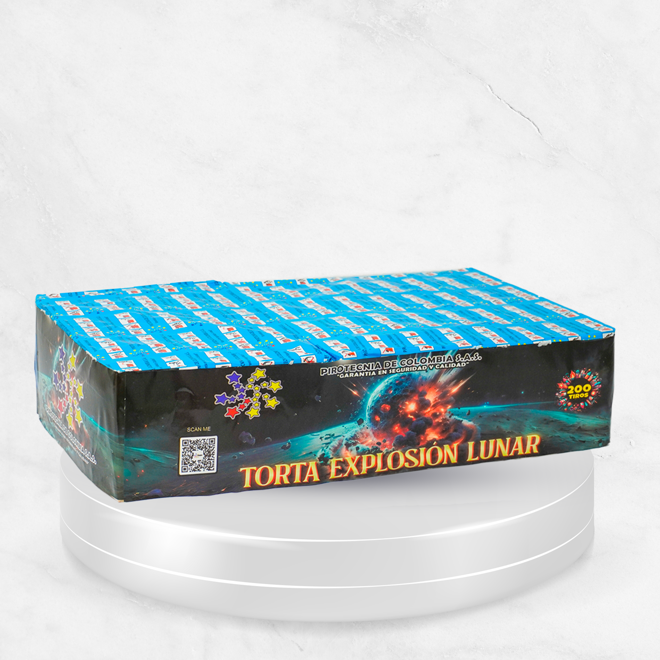 Torta 200 Tiros Explosión Lunar (Mixta) x Unidad